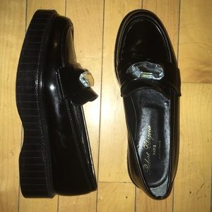 Patent Leather Platform Loafer